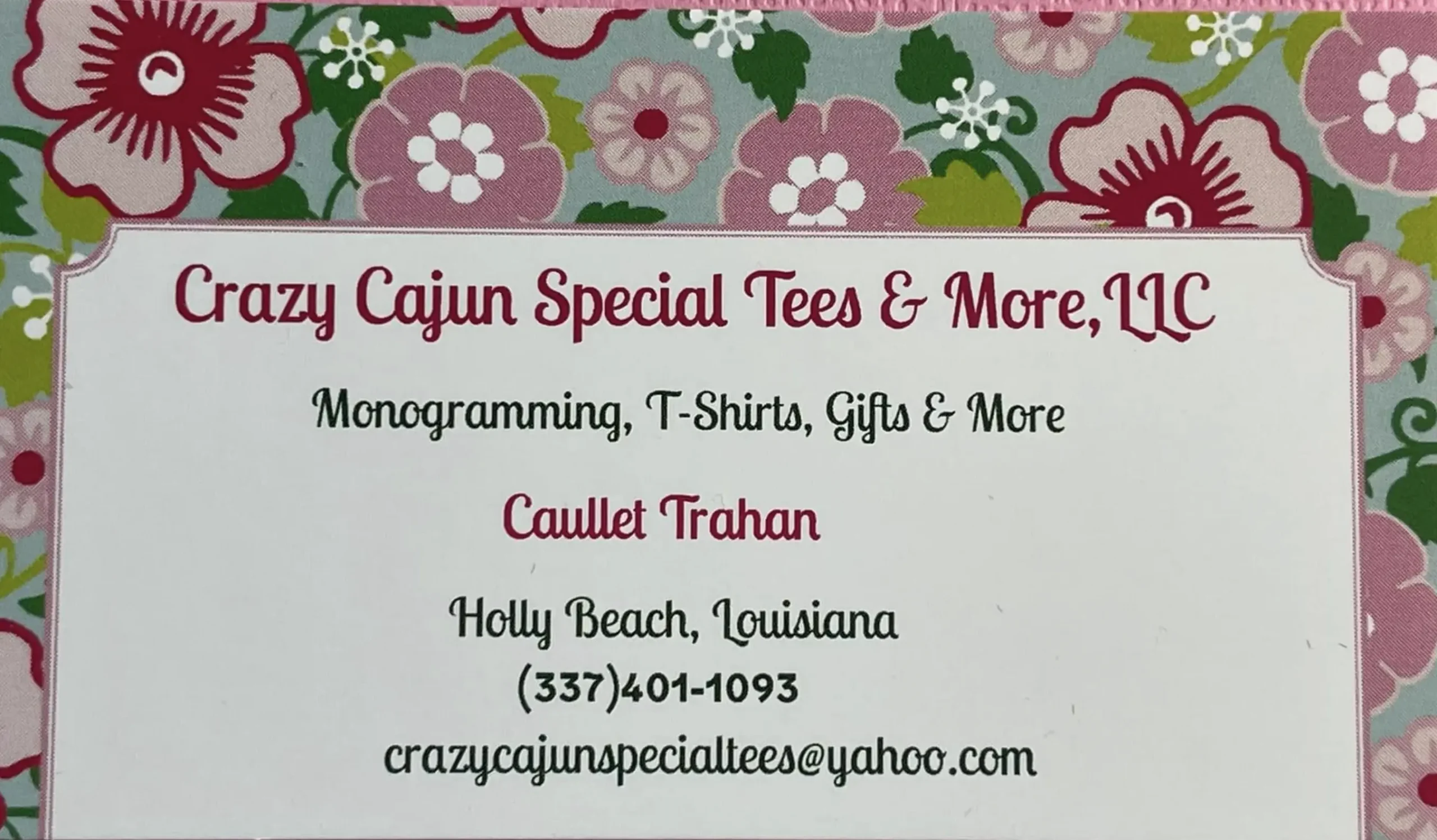 Crazy Cajun Special Tees & More