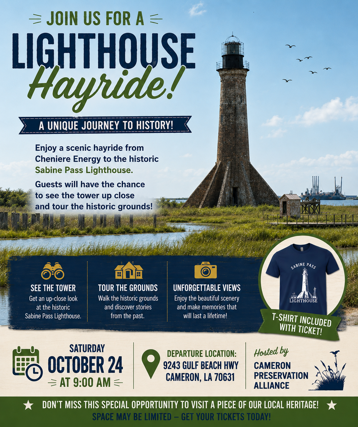 2026 Sabine Lighthouse Hayride