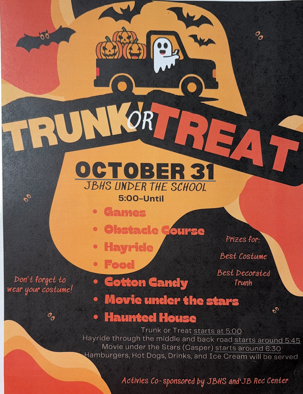 2026 Johnson Bayou Trunk or Treat